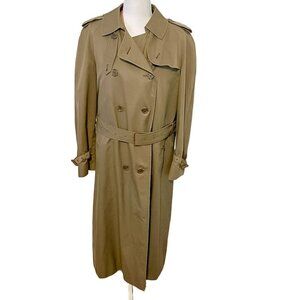 Burberry Vintage Classic Trench Coat sz 14